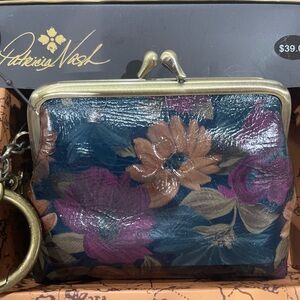 Patricia Nash Multicolor Floral Coin Purse